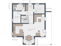 Schwabenhaus - Solitaire 145 E8 - Grundriss EG